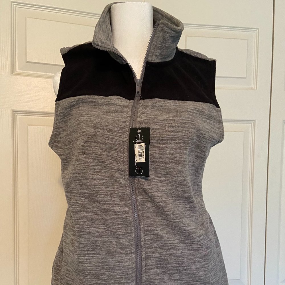 Energie Gray and Black Vest
